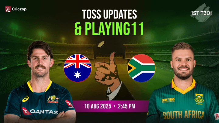 AUS vs SA - 1st T20I: Toss Update